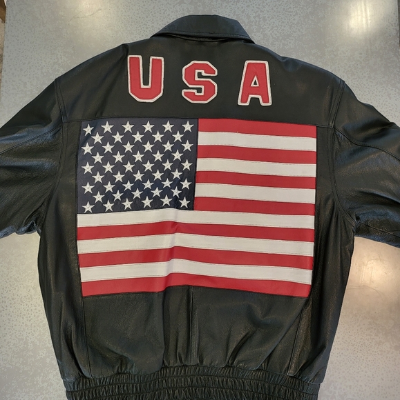 USA Leather Jacket - Picture 2 of 8